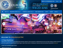 Tablet Screenshot of colburnelectric.com